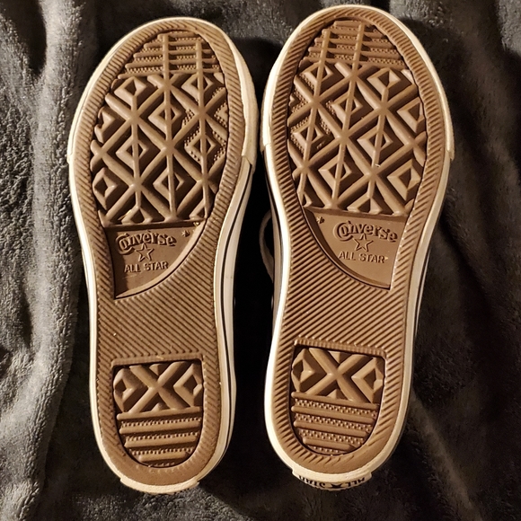 Converse All-Star Kids Gold Glitter Lo-Tops - Picture 4 of 8